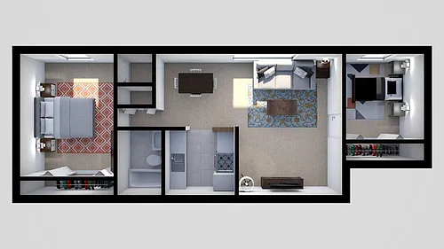 Floor plan One Bedroom