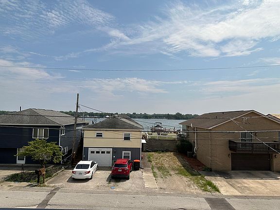 View of lake from balcony