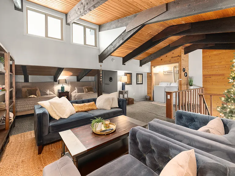 Loft Area | Second Living Room | 2 Queen Beds