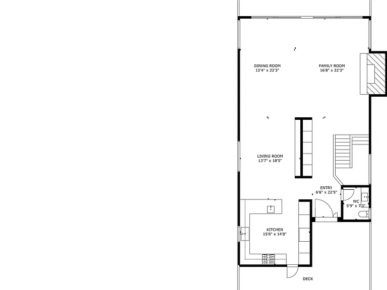 Plenty of room for everyone to gather, with expansive living areas that invite connection.