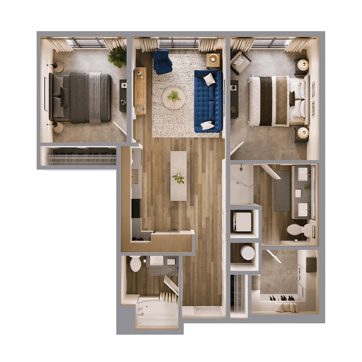 Floor plan B1