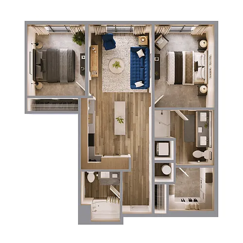 Floor plan B1