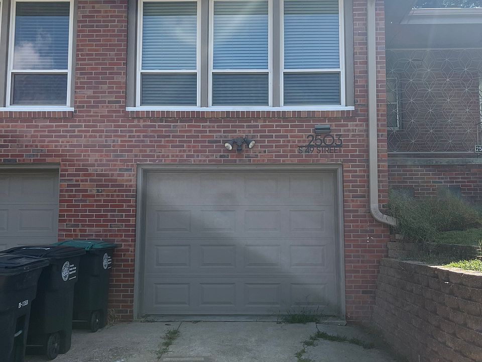 Two car-tandem garage.