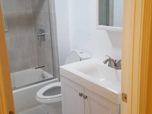 Modern and newly renovated bathroom