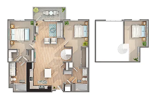 Floor plan B6 Loft