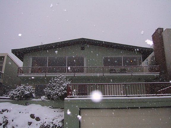 One of our rare snow days