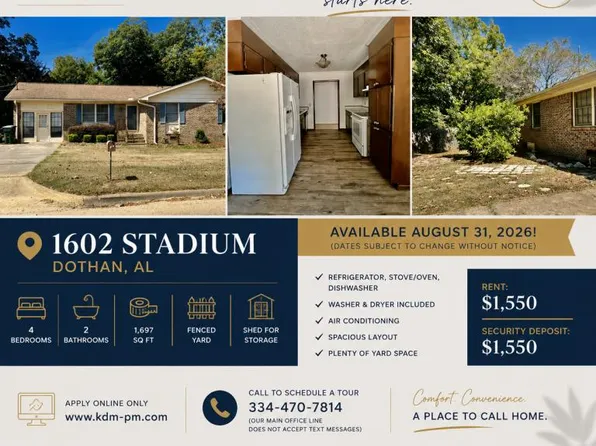 1602 Stadium St, Dothan, AL 36301