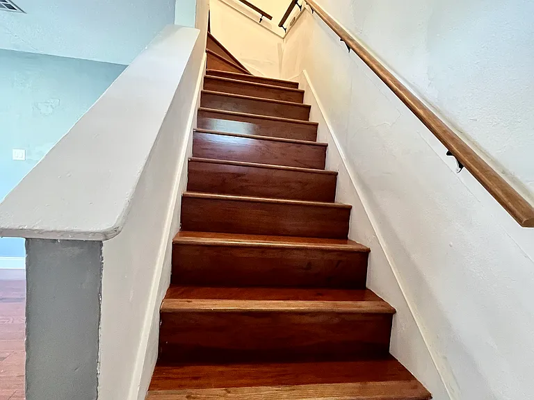 staircases to 2nd story