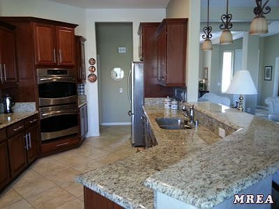Kitchen Granite & Double Ovens