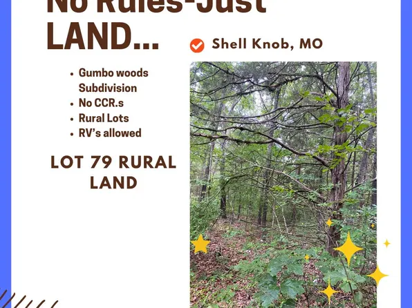 Lot 79- Oak Lane, Shell Knob, MO 65747