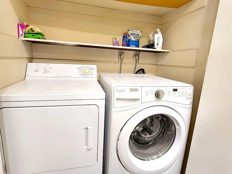 Private Laundry -- newer stainless steel pair of appliances on the way.