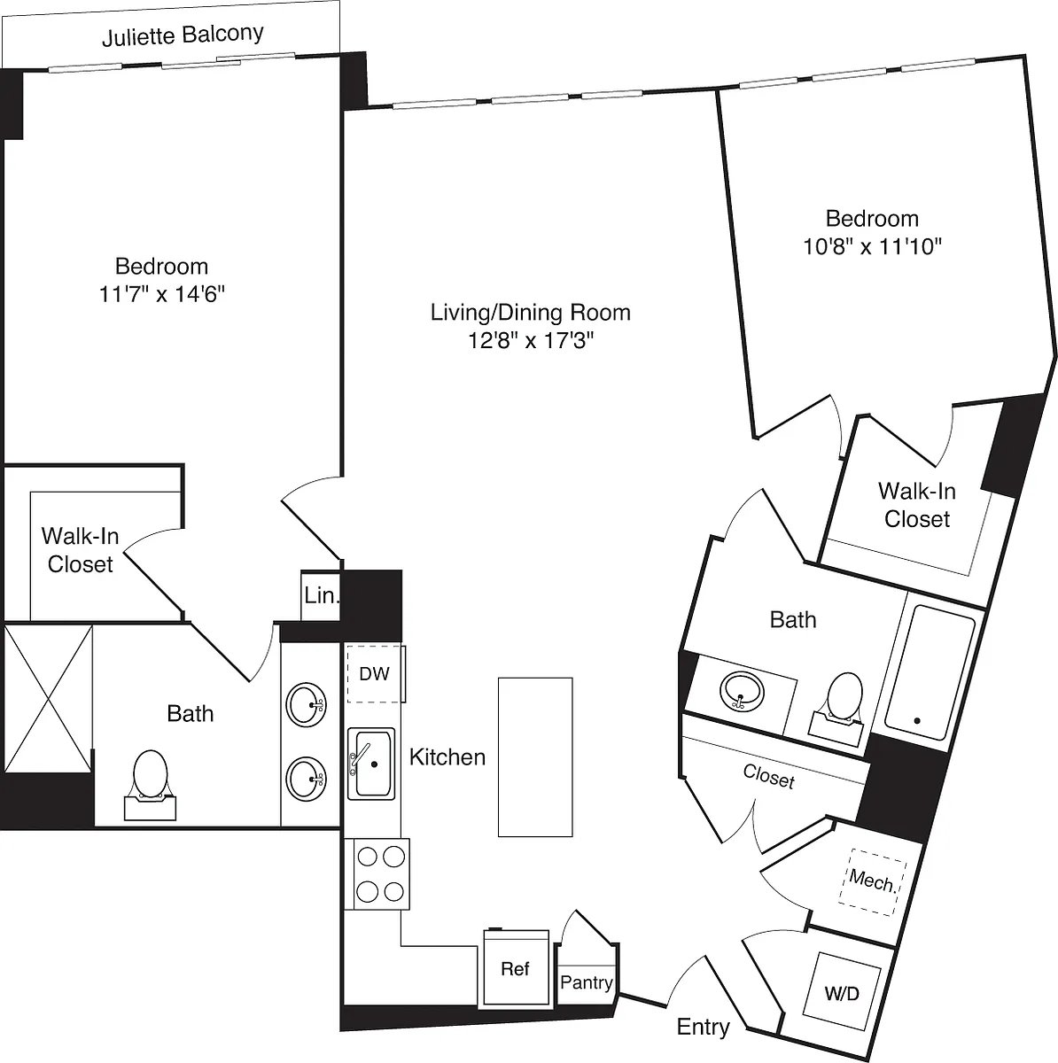 Floor plan C02A-1