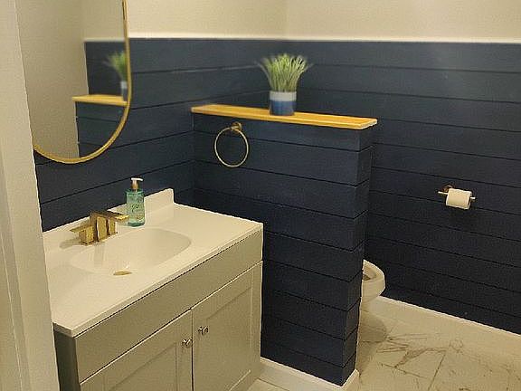 downstairs half-bath