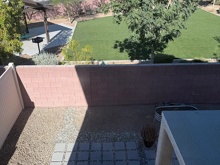 View of trees and mountains from bedroom two and bedroom three