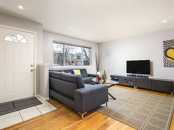 Entrance and living room