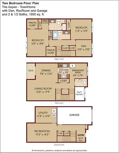 Floor plan $1.83/sq.ft. - Aspen