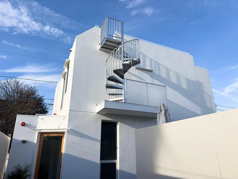 View from the driveway