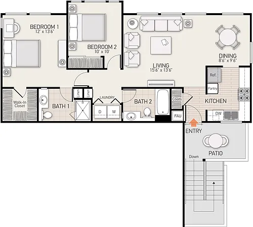 Floor plan Plan B