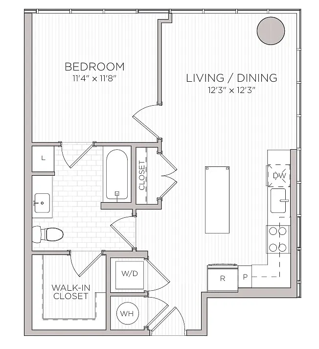 Floor plan A4 1B