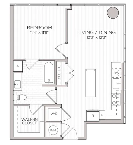 Floor plan A4 1B
