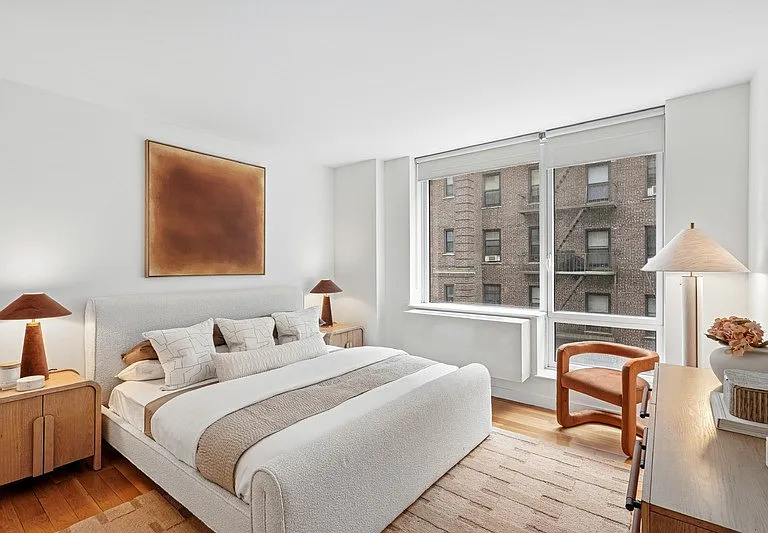 Step into the inviting serenity of Arbor's beautifully designed bedroom, featuring large windows that flood the space with natural light. Stylish decor and ample space create a perfect retreat. Envision your new life hereschedule a visit today!
