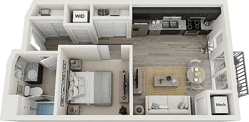 Floor plan Plan B3