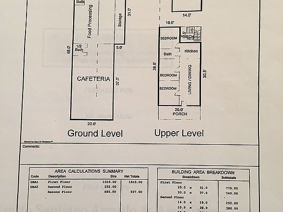 site plan approx 2200 sq ft 