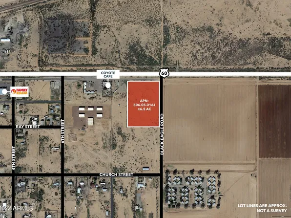 6.5acres NW US-60 HWY Highway #-, Aguila, AZ 85320