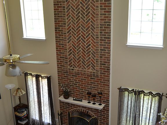 Brick Fireplace: Wood Burn
