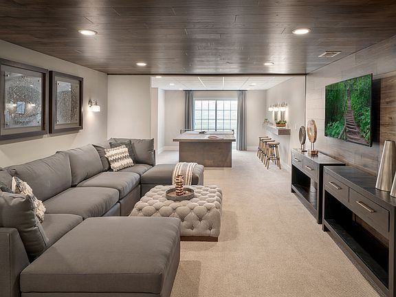 Basement with walk-out steps allow for ample sunlight