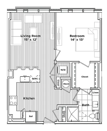 Floor plan The Corson