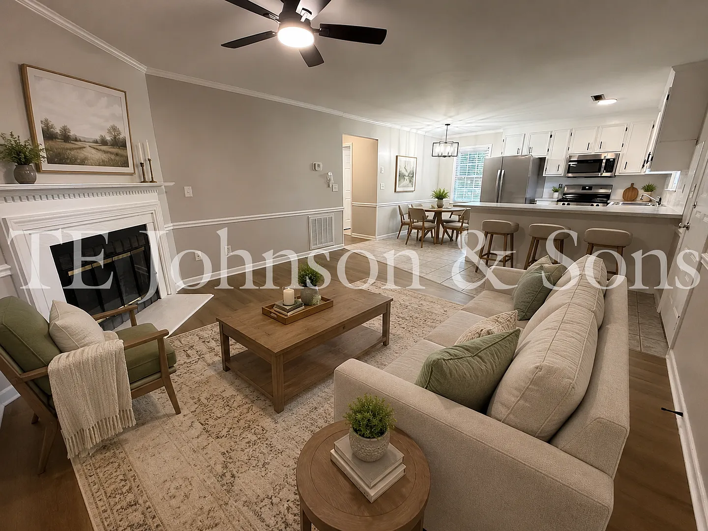 Spacious 2-Bedroom Condo with Bonus Room, Fireplace & Water Included! — Photo 3