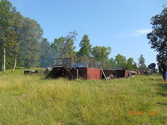 Foundation from burnt home