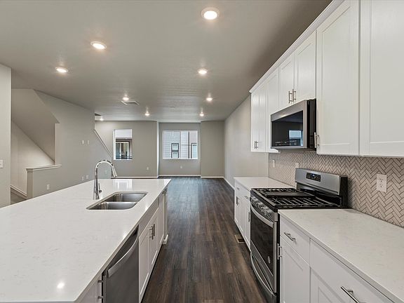 The Belford floorplan, images taken at Vive on Via Varra.