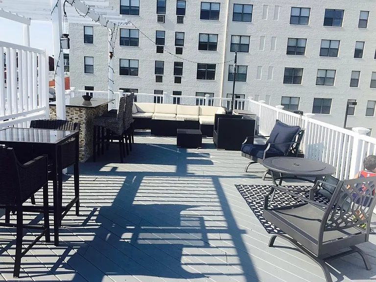Rooftop deck approx 600 sq. feet