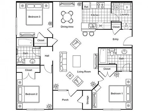 Floor plan C1