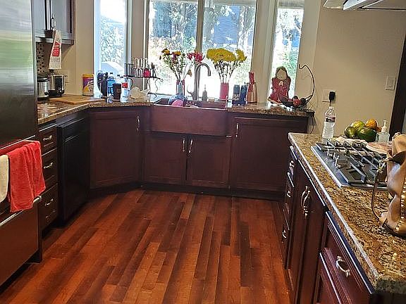 Kitchen view. All new