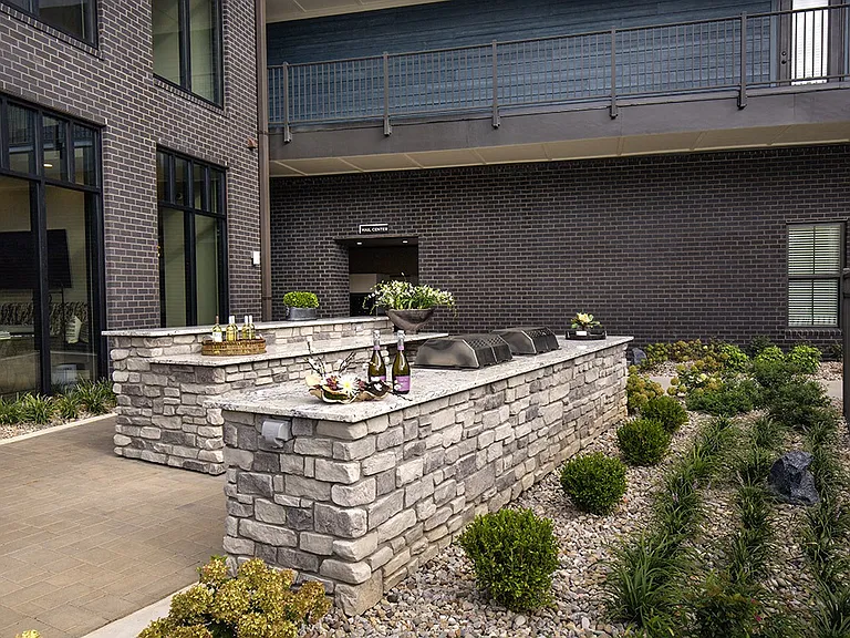 Outdoor grills and chef's kitchen