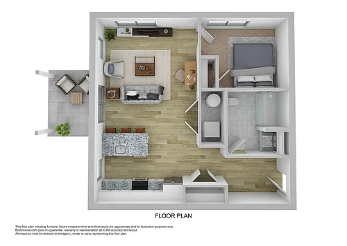 Floor plan Little John Island