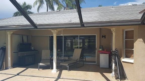 Large area under roofline