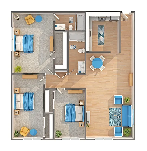 Floor plan C2R