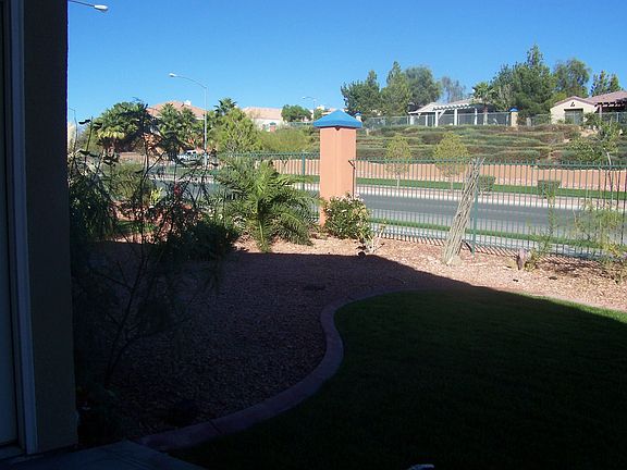 north side of backyard