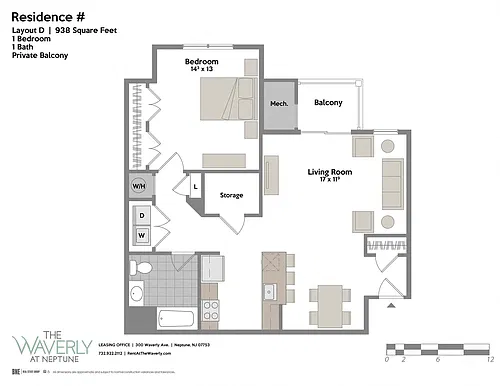 Floor plan Layout D