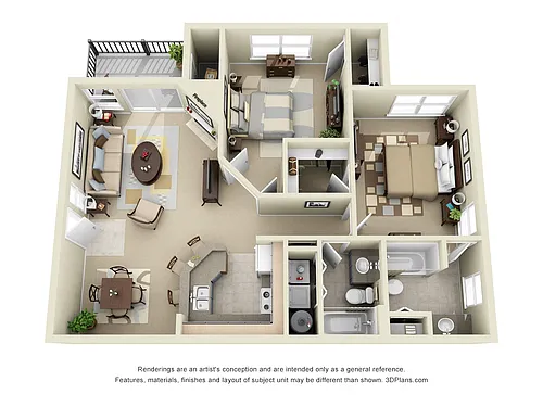 Floor plan Residence 5 Upgraded
