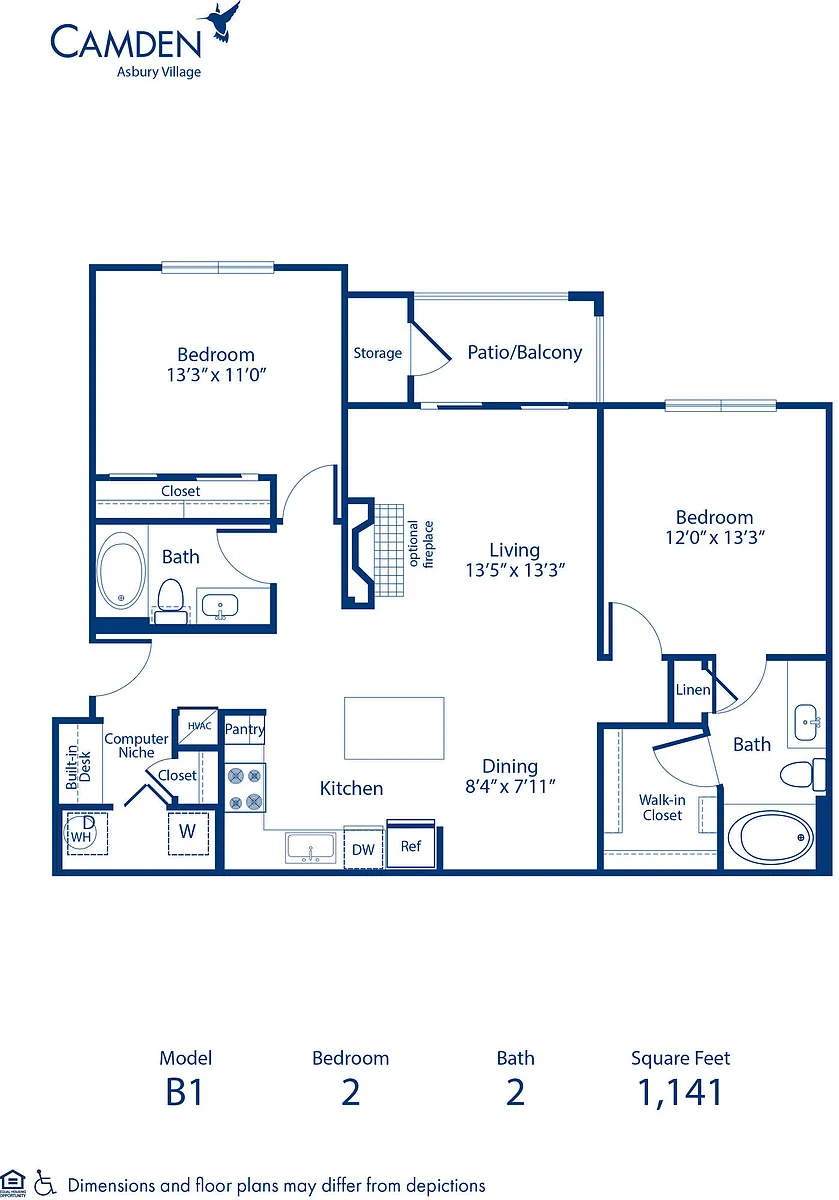 Floor plan B1