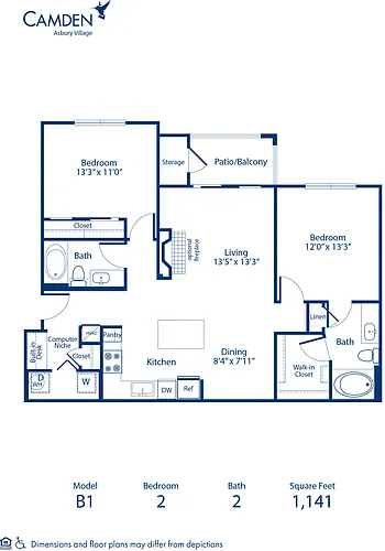 Floor plan B1