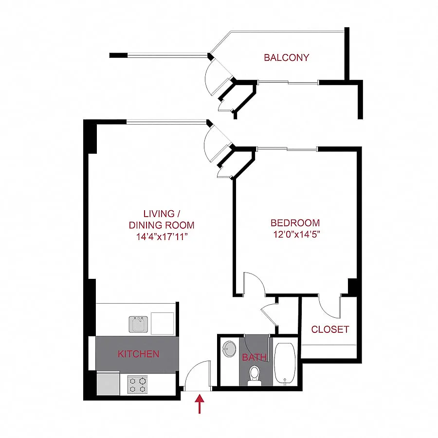 Floor plan Belford