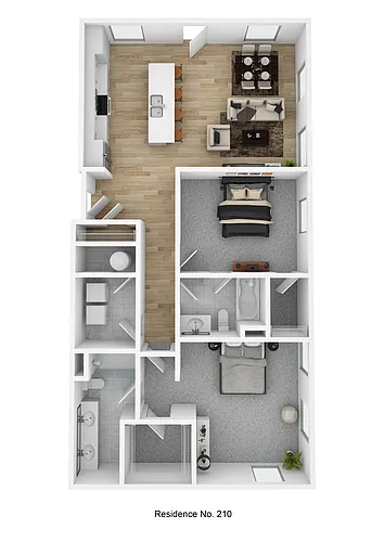 Floor plan 210