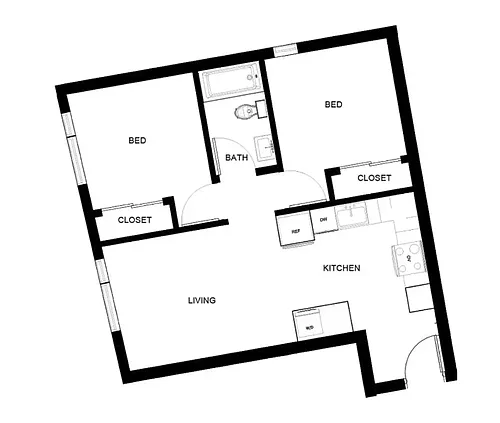 Floor plan B3