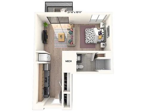 Floor plan W-A6